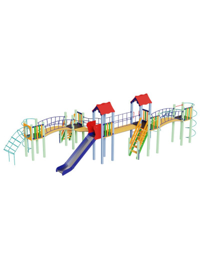 Ігровий майданчик вуличний Змійка 1.5 м